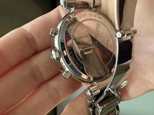 Michael Kors Silver Crystal Chronograph Watch thumbnail 6