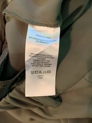Quince Stretch Crepe Paperbag Pant Olive green Size 8 Trousers Office Career thumbnail 5