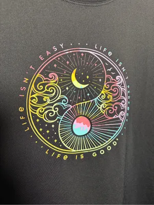 Life is Good Active t-shirt black size small thumbnail 2