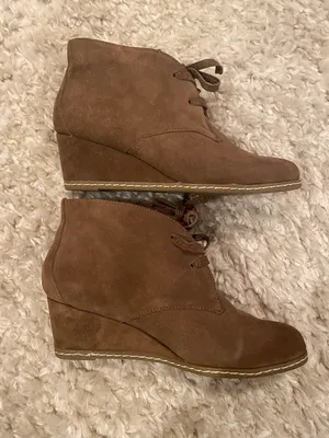 DV by Dolce Vita Suede Wedge Booties thumbnail 3