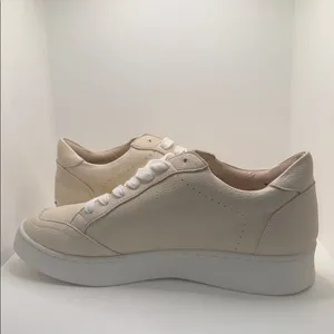 Oasis Society The 365 Stitch Platform Sneakers Ivory Vegan Leather Women’s 9 thumbnail 7