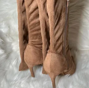 Forever 21 Brown Suede Tall Boots thumbnail 4