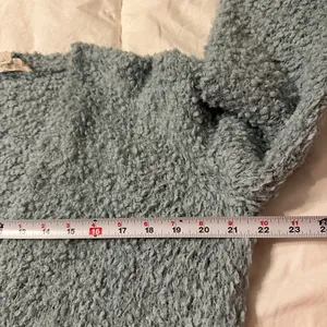 Pink Republic Textured Blue Open Front Cardigan - Size M thumbnail 8