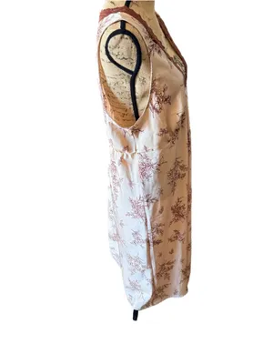 Old Navy Floral Satin Chemise Slip Dress, Women's Size XL, Pink/Brown thumbnail 5