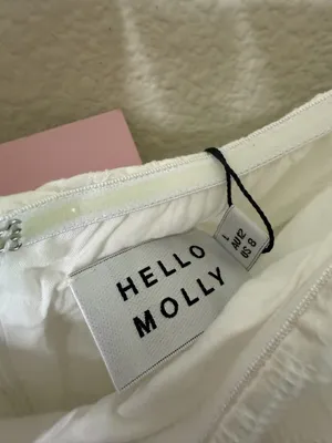 NWT Hello Molly St. Cloud Dress Puff‎ Sleeve Womens Size 8 thumbnail 7