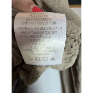 Miss Me Jacket Army Green Dune Drawcord Cotton Embroidered Fairy Grunge Large thumbnail 11
