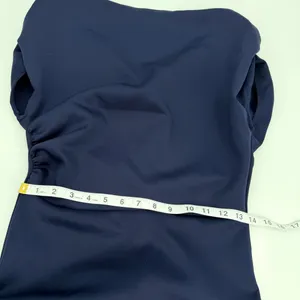 Formal Dress Womens M Navy Blue Boatneck V-back Mermaid Long Maxi Elegant Gown thumbnail 8