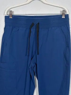 Carhartt Force Women L Navy Blue Essential Jogger Scrub Pants Medical Nurse thumbnail 3