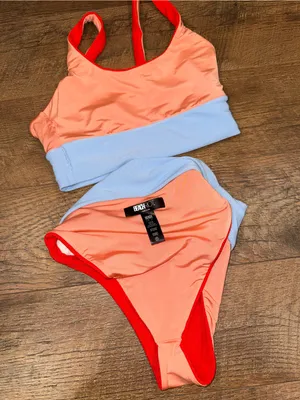 Beach Riot Thalia High-Waisted Bikini Top and Bottom Set from Anthropologie thumbnail 10