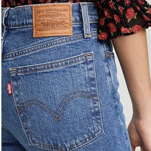 Levi's Wedgie Straight Jeans in Jive Sound Blue‎ Size 26 thumbnail 5
