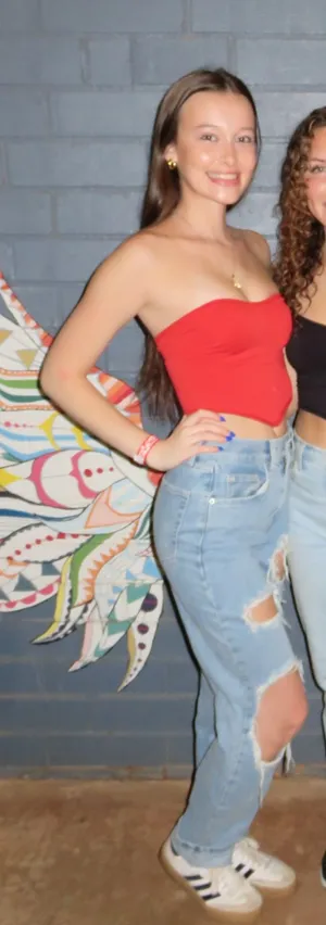Urban Outfitters out from under tube top red corset style thumbnail 1