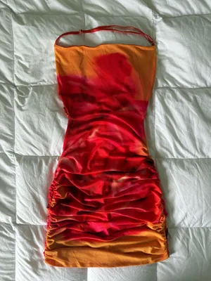 Outcast Elea Mini Dress Vespar in Orange thumbnail 5