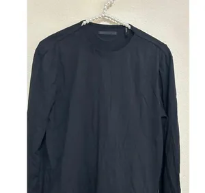 Helmut Lang Women's Size Small Black Shirt Long Sleeve Casual Quiet Luxury Top thumbnail 2