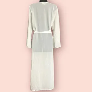 Victoria’s Secret VINTAGE Medium White Robe Gold Label thumbnail 2
