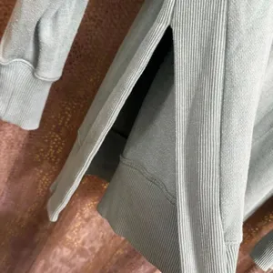 Aerie Oversized Pastel Sage Green Tunic Style Sweater Soft Cozy Small thumbnail 4