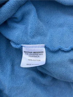 The Mayfair Group Sweatshirt Women’s XS Blue Language Of The Universe Crewneck thumbnail 8