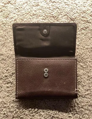 Fossil Brown Leather Wallet thumbnail 4