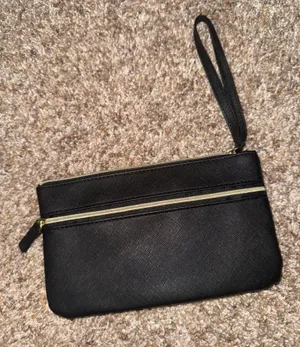 Plain Black Wristlet Purse thumbnail 1