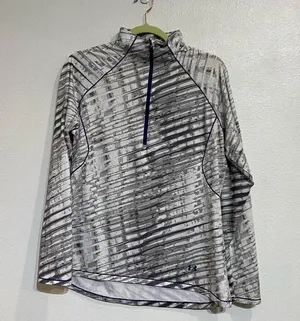 Under Armour White Half Zip Pullover Sz XL thumbnail 2