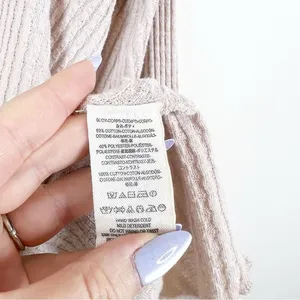 Free People Snow Day Thermal Mock Neck Top Women's Size M‎ Waffle Knit thumbnail 8