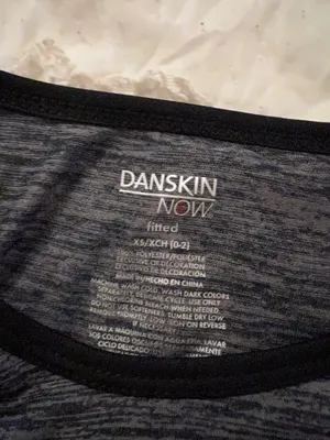 Danskin Now Gray Long Sleeve Workout Top thumbnail 2