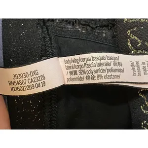 Victoria's Secret bra Bralette black lace Wireless Racerback Sz S‎ thumbnail 8