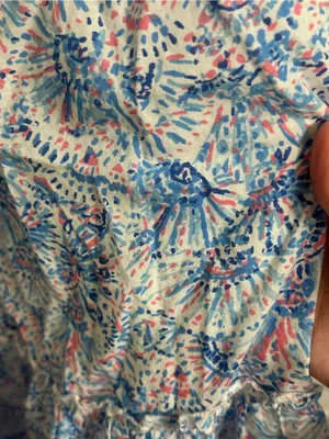 Simply Southern Light Blue Floral Tiered Sundress thumbnail 3