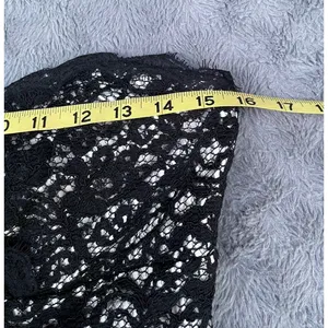 White House Black Market Black Lace Dress Strapless Cocktail Formal Sz 4 Small thumbnail 15