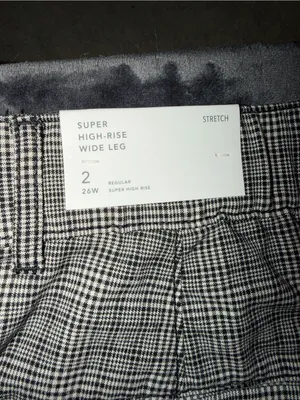 American Eagle Super High Rise Wide Leg Pant Size 2 Regular New with tag thumbnail 10