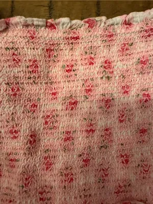LOVESHACKFANCY Wrennly Crop Smock Top‎ thumbnail 4