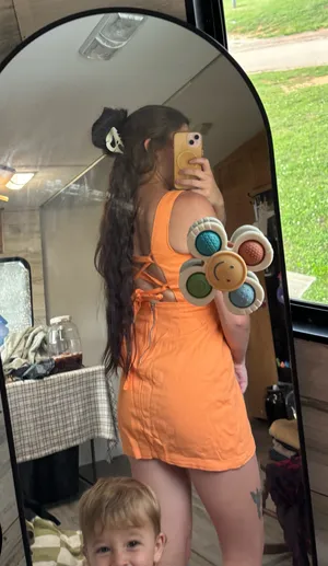 Cloud Ten Orange Dress thumbnail 3