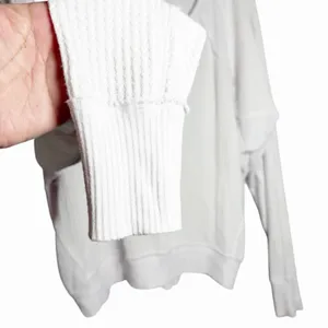 Free People Womens Santa Clara Thermal Top White Small V‎ Neck Boho Long Sleeve thumbnail 10