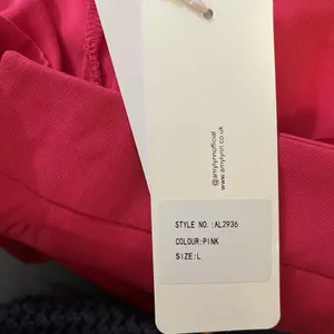 AmyLynn Alice High Waist Straight Wide Leg Pant Trouser Size L Pink NEW W/Tags‎ thumbnail 7