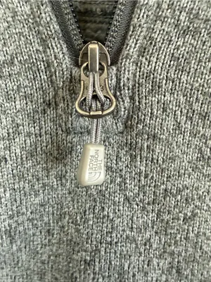 The Northface women’s gray quarter zip pop over top jacket M thumbnail 4