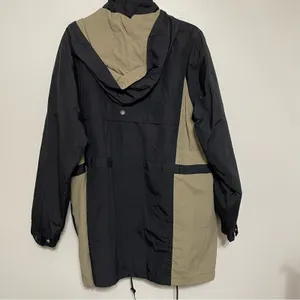 Woman Within Hooded Utility Jacket Black Tan 18/20 NWOT thumbnail 3