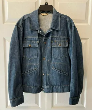 Vintage‎ 70’s JcPenney Indigo Super Denim MW Jean Jacket unisex women's thumbnail 1