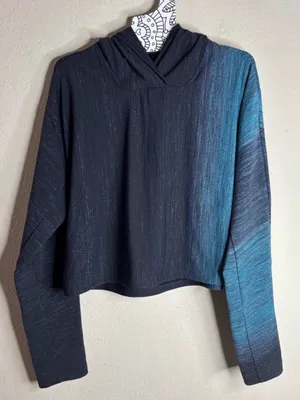 Lululemon Varsa Hoodie lululemon lab Aurora Glow Jacquard Black True Sz Medium thumbnail 2