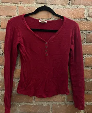 Red Waffle Knit Too thumbnail 1