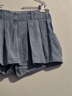 Altar'd State Light Blue Denim Skirt thumbnail 3
