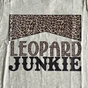 Bella Canvas Leopard Junkie Graphic Tee Size Large thumbnail 2