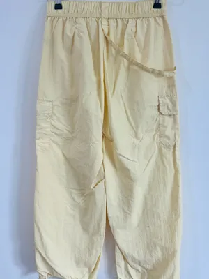 No Boundaries Pale Yellow Cargo Pants with Utility Pockets thumbnail 3