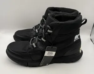 Sorel Womens Explorer‎ II Carnival Sport Waterproof Boot Black 10.5M thumbnail 1