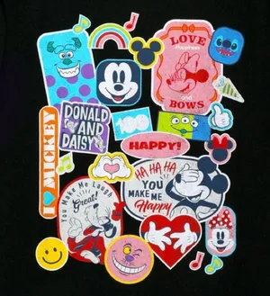 Disney 100th Anniversary Retro Icons Shirt NWT Size Large thumbnail 2