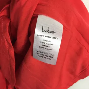 NEW Lulus Sunny Oasis Mini Dress XL Coral Red Ruffled Faux-Wrap Sleeveless thumbnail 8