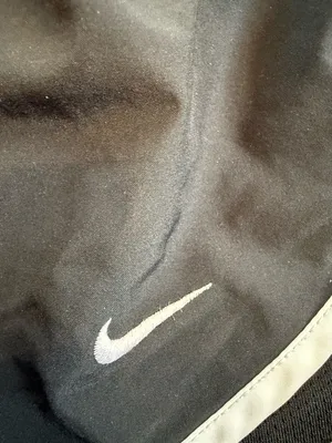 Nike Women’s Black Running Shorts with White Trim size small thumbnail 4
