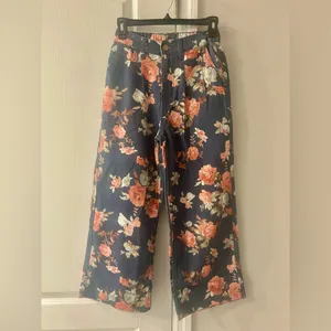 Loveimgs Women Mid Rise Cropped Wide Leg Jeans Size XS thumbnail 2