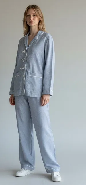RARE Vintage L Disney's 101 Dalmatians Pajama Set PJ'S 90's Embroidered Woman's thumbnail 1