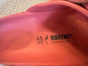 Birkenstock Arizona EVA sandals coral pink Waterproof Double Strap Sandal shoe thumbnail 6