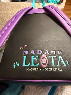 Disney Parks Loungefly The Haunted Mansion Madame Leota Glow in the Dark Mini Ba thumbnail 2