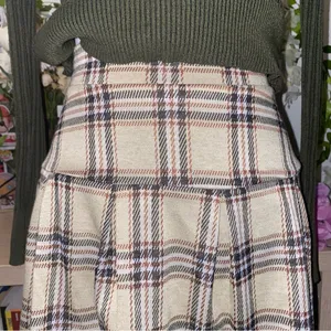 Derek Heart 90s vintage style whimsical dark academia plaid mini skirt thumbnail 4